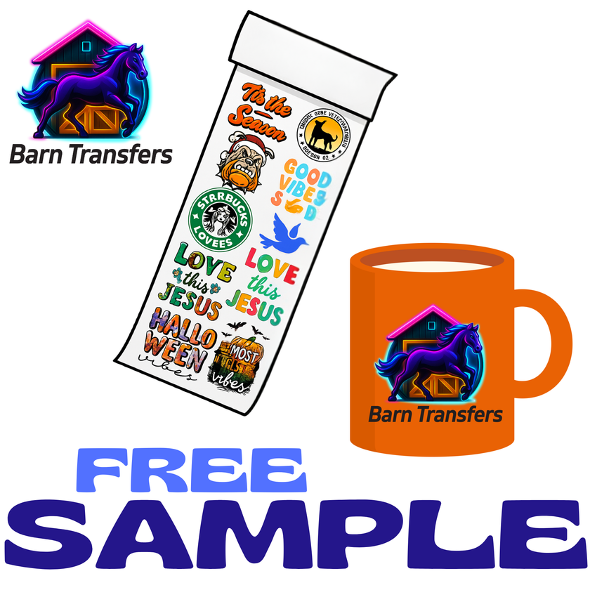 Free Sample Pack – Barn Transfers